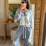 Porcelain Dreams Hooded Jacket