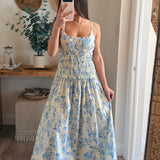 Jolie Floral Smocked Maxi Dress