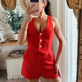 Ruby Red Vest Set