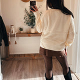 Allyson Loose Cream Sweater