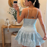 Emilia Embossed Mini Dress