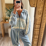 Porcelain Dreams Hooded Jacket