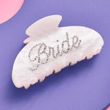 Pearlescent Acrylic Bride Clip