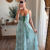 Skye Spring Butterfly Detail Maxi Dress