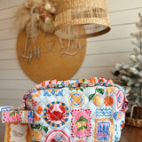 Ciao Bella Quilted Cosmetic Pouch
