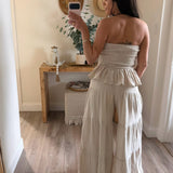 Bali Peplum Tiered Set - Top