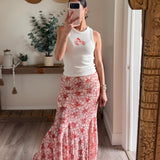 Lobster Vintage-Wash Graphic Racerback Tank Top