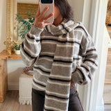 Hudson Valley Scarf Sweater Set
