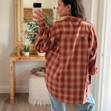 Scarlett Oversized Plaid Shirt