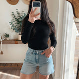 JBD Light Wash Long Walking Shorts