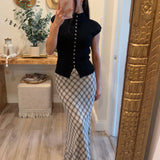 MOCK NECK SEAMLESS SHORT SLEEVE CARDIGAN