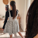 Boucle Tweed Flared Mini Dress