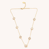 Mini White Flora Necklace