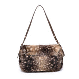 Beverly Faux Fur Fawn Purse