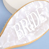 Iridescent Bride Hair Brush