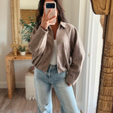 Reina Raglan Bomber Coat