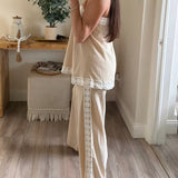 Valerie Lace Edge Set - Pants