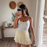 Pastel Yellow Button Sweater