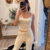 VANILLA HACCI COLOR-BLOCK TOP / BOTTOM