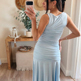 Baby Blue Danna Ruffle Dress