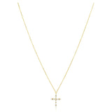 Gabriella CZ Cross Necklace G4