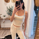 VANILLA HACCI COLOR-BLOCK TOP / BOTTOM