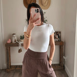 Short Sleeve Sculpting Bodysuit