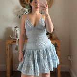 Emilia Embossed Mini Dress