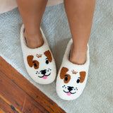 Puppy Sherpa Slippers