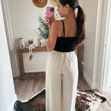 Linen Striped Pants