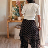 Lila Plaid Handkerchief Skirt