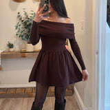 Brown Stephanie Dress