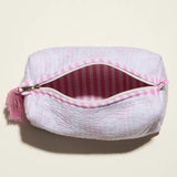 Quilted Tassel Cosmetic Pouch