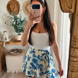 Jamie Floral Wrap Mini Skirt