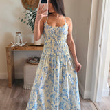 Jolie Floral Smocked Maxi Dress
