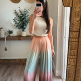 Ombre Mesh Lined Sunset Pants