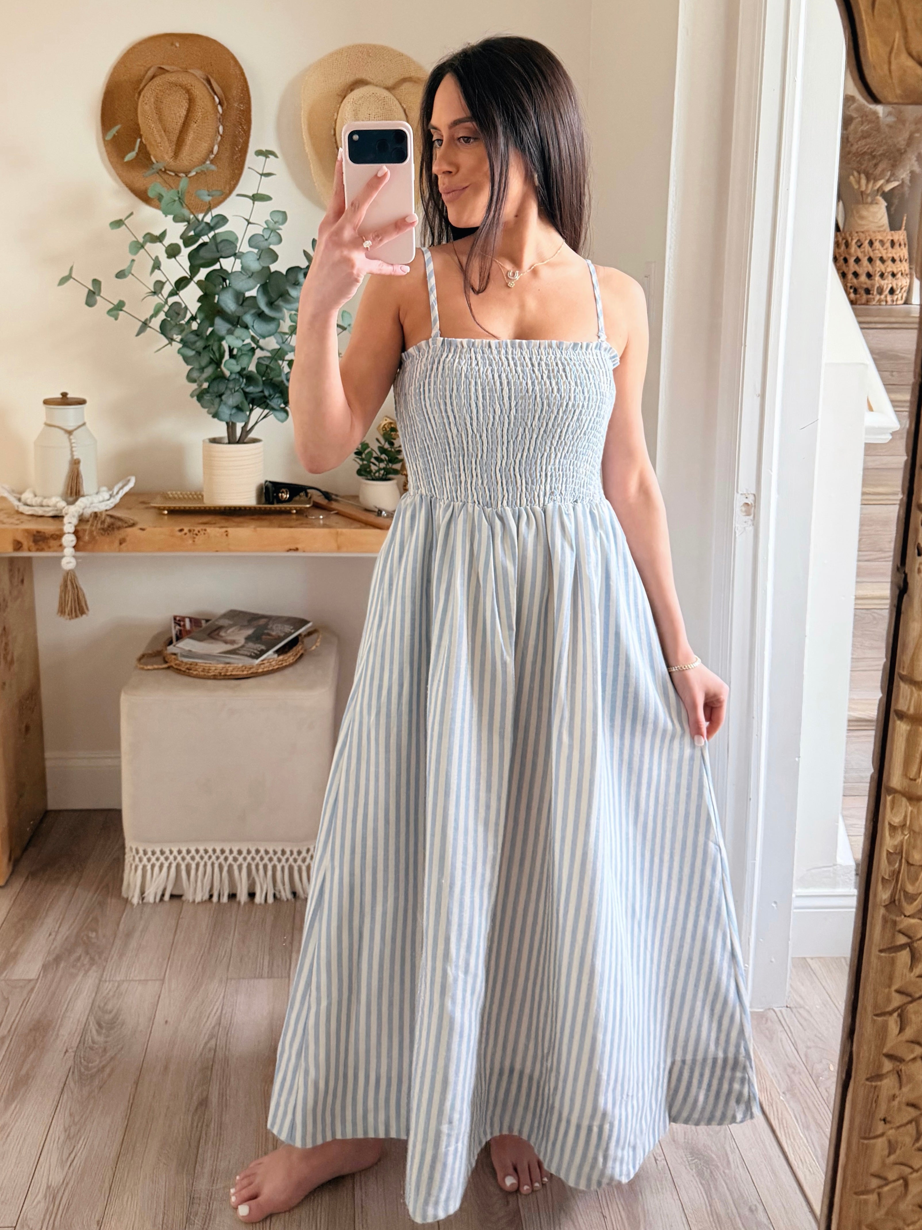 Darla Smocked Top Dress
