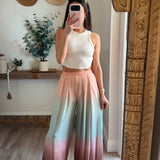 Ombre Mesh Lined Sunset Pants