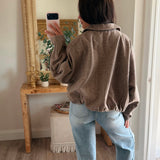 Reina Raglan Bomber Coat