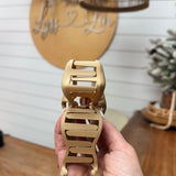 Large Matte Bow Clip