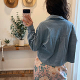 Morgan Classic Denim Button-Down Shirt
