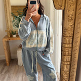 Porcelain Dreams Hooded Jacket