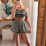 Sally Gingham Shorts