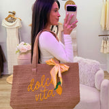 Straw & Sun Tote