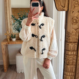 Cream Aspen Fleece Vest