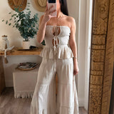 Bali Peplum Tiered Set - Top