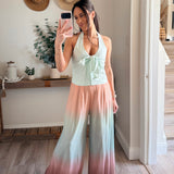 Ombre Mesh Lined Sunset Pants