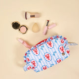 Harbor Sea Quilted Cosmetic Pouch