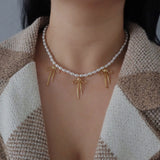 Pearl C6 Bliss Bow Necklace