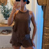 Hannah Handkerchief Tank Top